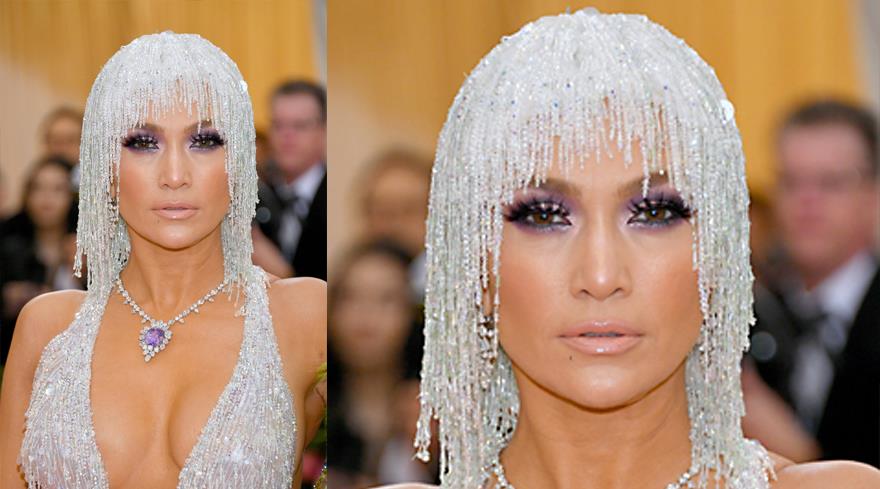 Jennifer Lopez'in Kristal Peruğu